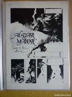 Enrique Breccia PÃ¡gina original tinta de Alvar Mayor