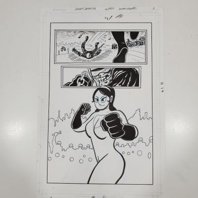 Wesley Griffith, Wesley Griffith, Rocko Jerome | Donna Vs Rockers Page 5 | ComicArtFans Classifieds