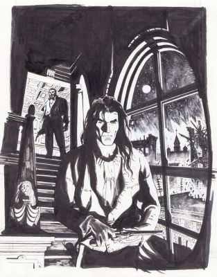 Pasquale Frisenda - MAGICO VENTO n.32, L’INCENDIO DI CHICAGO, Copertina inedita/Studio
