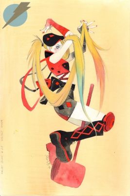 Matias Bergara | For Sale: Harley Quinn #29 Cover Matias Bergara. | ComicArtFans Classifieds
