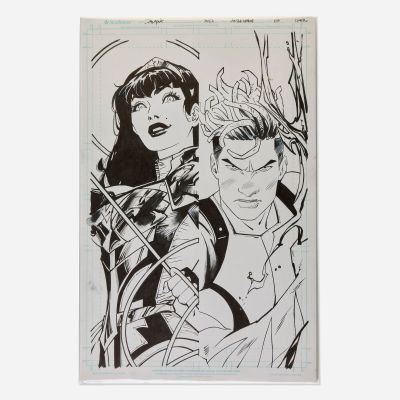 Dan Mora, Justice League #3 Cover Original Art (DC Comics, 2022) | Landry Pop Auctions