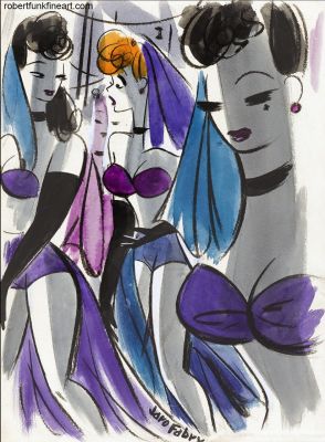Jaro Fabry | Glamour in the 1940S Original Art - Jaro Fabry | ComicArtFans Classifieds