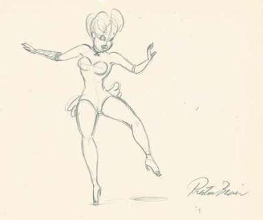 SWING SHIFT CINDERELA - Tex Avery. Dessin de Red Hot, la célèbre pin-up | Rossini