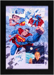 "SUPERMAN: THE LAST GOD OF KRYPTON" COMIC BOOK PAGE ORIGINAL ART BY THE BROTHERS HILDEBRANDT. | Hake’s