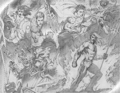 Viktor Bogdanovic | Aquaman #48 - pages 18&19 | Viktor Bogdanovic