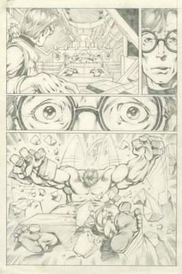 Dale Keown | Dale Keown - Hulk Marvel Try-Out Book Page | ComicArtFans Classifieds
