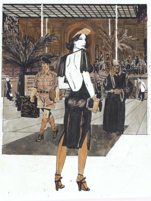 Mike Vosburg | Fah Lo Suee At Shepherds | ComicArtFans Classifieds