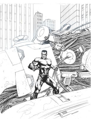 Dan Lawlis | Black Panther Original Art By Dan Lawlis | ComicArtFans Classifieds