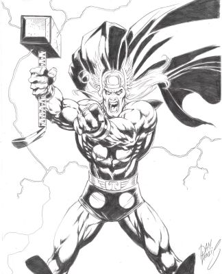 Dan Lawlis | Thor Original Art By Dan Lawlis | ComicArtFans Classifieds