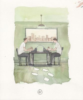 Gipi | Gipi - Illustration For "La Repubblica" #257 | ComicArtFans Classifieds