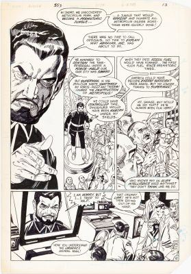 Gil Kane | Action Comics #553 - Vandal Savage Versus Superman! | ComicArtFans Classifieds