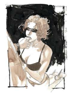 Bleda, Sergio - Original Drawing - Covered Eyes | Catawiki