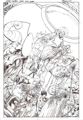 Fernando Pasarín | Green Lantern Corps #14 Cover | The Green Room