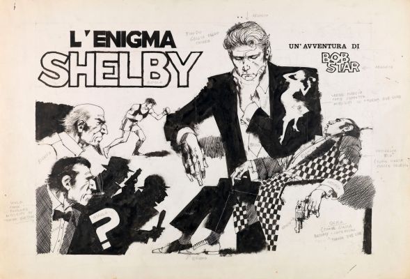 Lot 343 - Mancini Piero - "Bob Star - L‘enigma Shelby", 1975