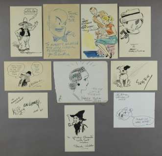 ORIGINAL VINTAGE CARTOON ART (10) | misc / divers