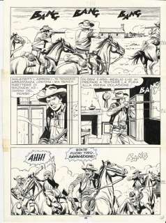 Guglielmo Letteri, Tex #278 - tavola originale "La Foresta Pietrificata" - EO - (1983) | Catawiki