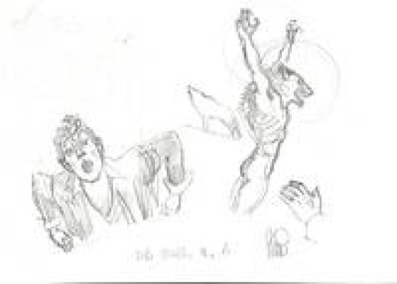 Angelo Stano | Original pencil sketch on paper for Dylan Dog. Cm. 29,5x21. Signed. Mint. Code 2315. | Segni e Disegni