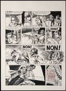 Le Chevalier Ardent 17 - Planche originale (p.24) - Yama, princesse d’Alampur - (1989) | Catawiki
