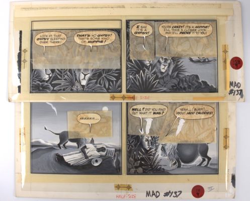 Lot 319 - Jack Rickard Mad Magazine #137 If The World’s Greatest Painters Drew The Comics Rousseau Story | Stanley Gibbons Baldwin’s