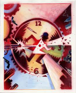 Peter Kuper | "Bullet in the Back" Original | Peter Kuper