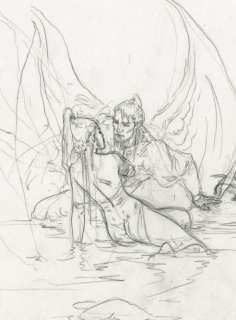 Luis Royo | GROUP SKETCH MT-44 | Laberinto Gris