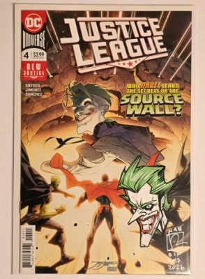Justice League #4 Chad Hardin Signed/Remarked The Joker With COA | eBay US (Buy It Now)