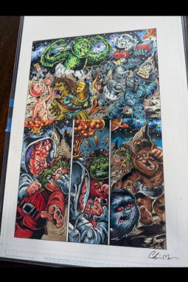 Garbage Pail Kids Trashin Through Time #5 Comic Color Art Sketch Chris Meeks 1/1 | eBay US (Buy It Now)