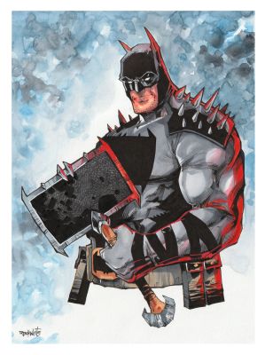 Rb White | NANANANANANANANA Absolute Batman Watercolor Illustration | Raremarq (Buy It Now)