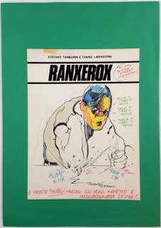 Tanino Liberatore & Stefano Tamburini - original cover "Ranxerox" - Page volante - EO | Catawiki