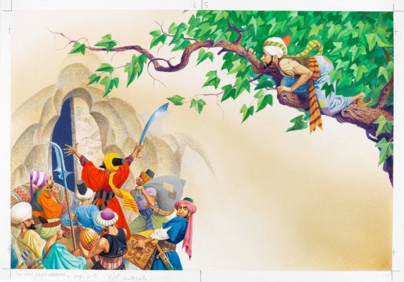 Lot 13 - Severino Baraldi - Ali Baba and the 40 Thieves | Urania Casa d’Aste