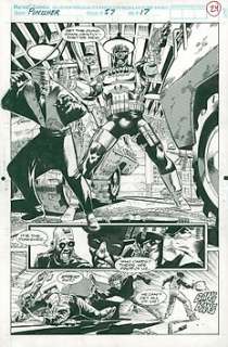 - The Punisher #57 - p. 17, original art, half-splash - EO - (1991) 