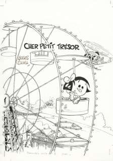 Geerts. Couverture originale Mademoiselle Louise | BDEnchères