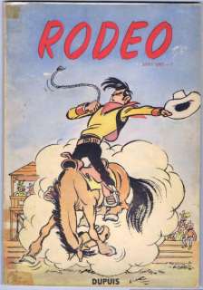 Lucky Luke 2. Â«RodéoÂ». MORRIS. Dupuis 1949. Broché, 4e plat blanc. Édition | Tessier Sarrou