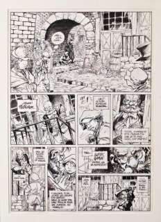 Loisel | Peter Pan - Londres Encre de Chine pour la très belle planche 7 | Millon