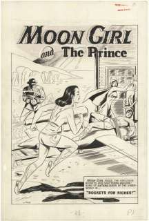 247: Moldoff Rockets 12p MG 3 1947 original comic art | Russ Cochran
