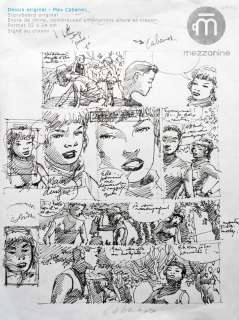 Max Cabanes  - 
           Planche storyboard - Colin maillard
                   
