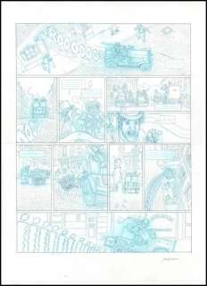 Lamontagne. Planche originale + Crayonnée Aspic | BDEnchères