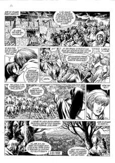 Mitton, Jean-Yves | Original page (p.39)  - Vae Victis! 12  - Adua, une louve hurle dans Avaricum  - (2003) | Catawiki