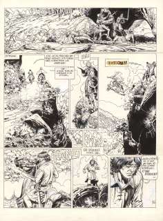 Michel ROUGE (né en ... - Lot 236 - Les écluses du ciel - Les chevaux de la nuit Encre...