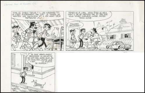 MittéÏ. Demi-planche originale Désiré | BDEnchères