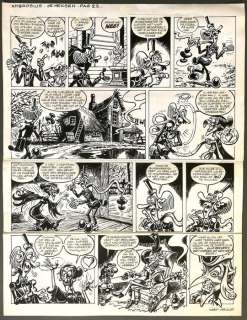 Brugman, Gideon - Originele pagina (p.22) - Ambrosius 1 - De heksen  - (1970) | Catawiki