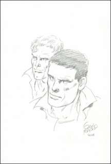 Forton. Dessin original Bob Morane | BDEnchères