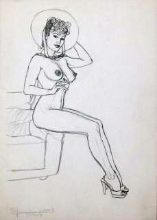 Giovanna Casotto - Illustrazione originale bianco e nero - Page volante - (2005) | Catawiki