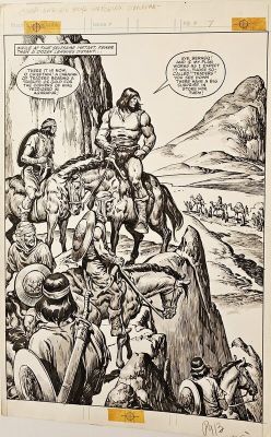 John Buscema, Ernie Chan (Encrage) | Conan Splash ! Savage sword of Conan #87 p13 | 2DGalleries