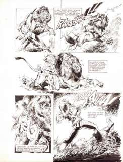 Chéret. Planche originale Rahan | BDEnchères