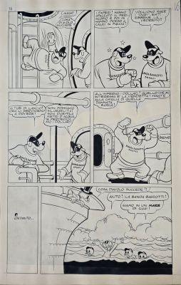 Tavola originale Giovan Battista Carpi, Giulio Chierchini Albi della Rosa#196 p.18 | Venere Comic Art