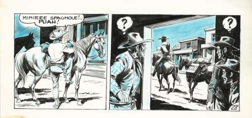 Tex s. Gila n. 2 - Galep - striscia originale - EO - (1957) | Catawiki