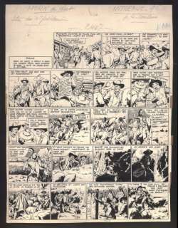 Le Rallic, Étienne - Planche originale - Horn du west  (1960) | Catawiki