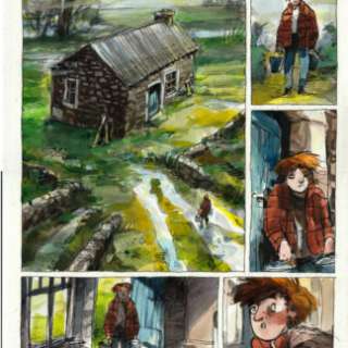 Vincent Bailly | Planche originale 19 « Partition Irlandaise » T2 | Atelier du 9ème art