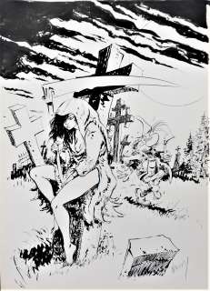 Marc Hardy - Illustration originale de Â«Â Pierre TombalÂ Â» (vendue)